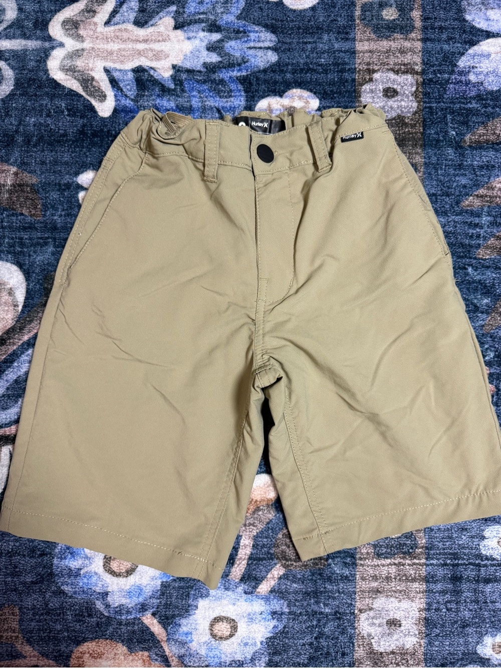 Hurley Boys Tan Stretch Shorts